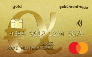 gebührenfrei.de Mastercard Gold Kreditkarte für Deutschland