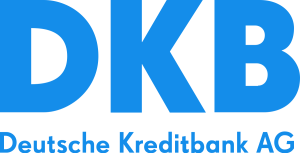 Bild des DKB Logos,der 3 besten Online-Bank für Deutschland