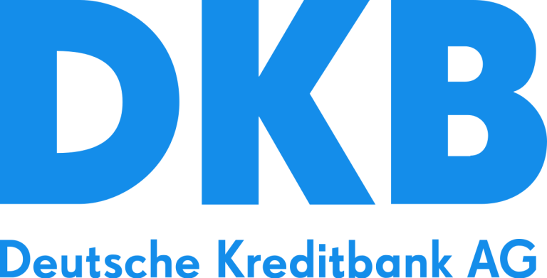 Bild des DKB Logos,der 3 besten Online-Bank für Deutschland