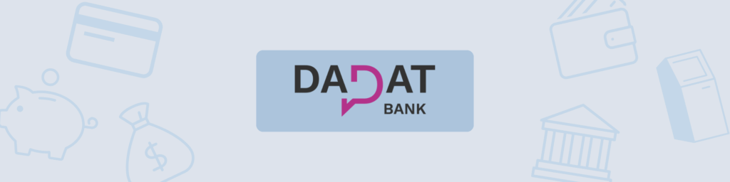 Logo der DADAT Bank – österreichische Direktbank mit digitalem Fokus