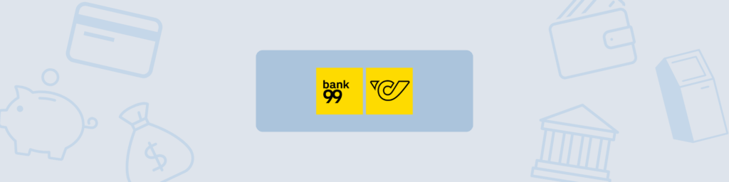 Logo der bank99, einem Bankanbieter in Österreich