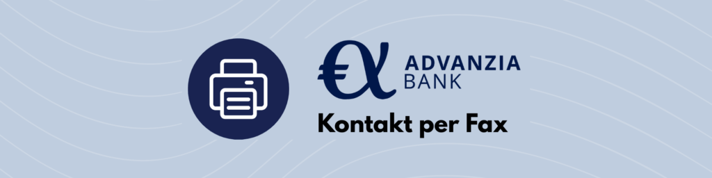Advanzia Kontakt per Fax