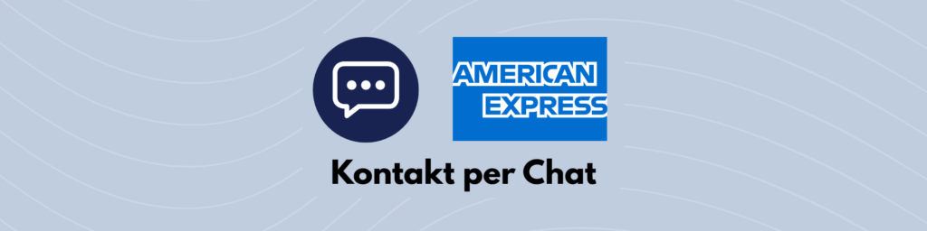 American Express Kontakt per Chat