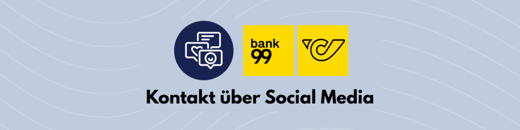 bank99 Kontakt über Social Media
