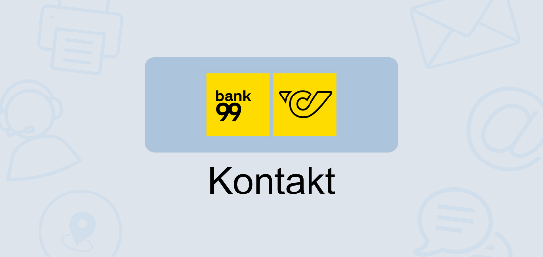 bank99 Kontakt per Telfon, Chat, E-Mail und Fax